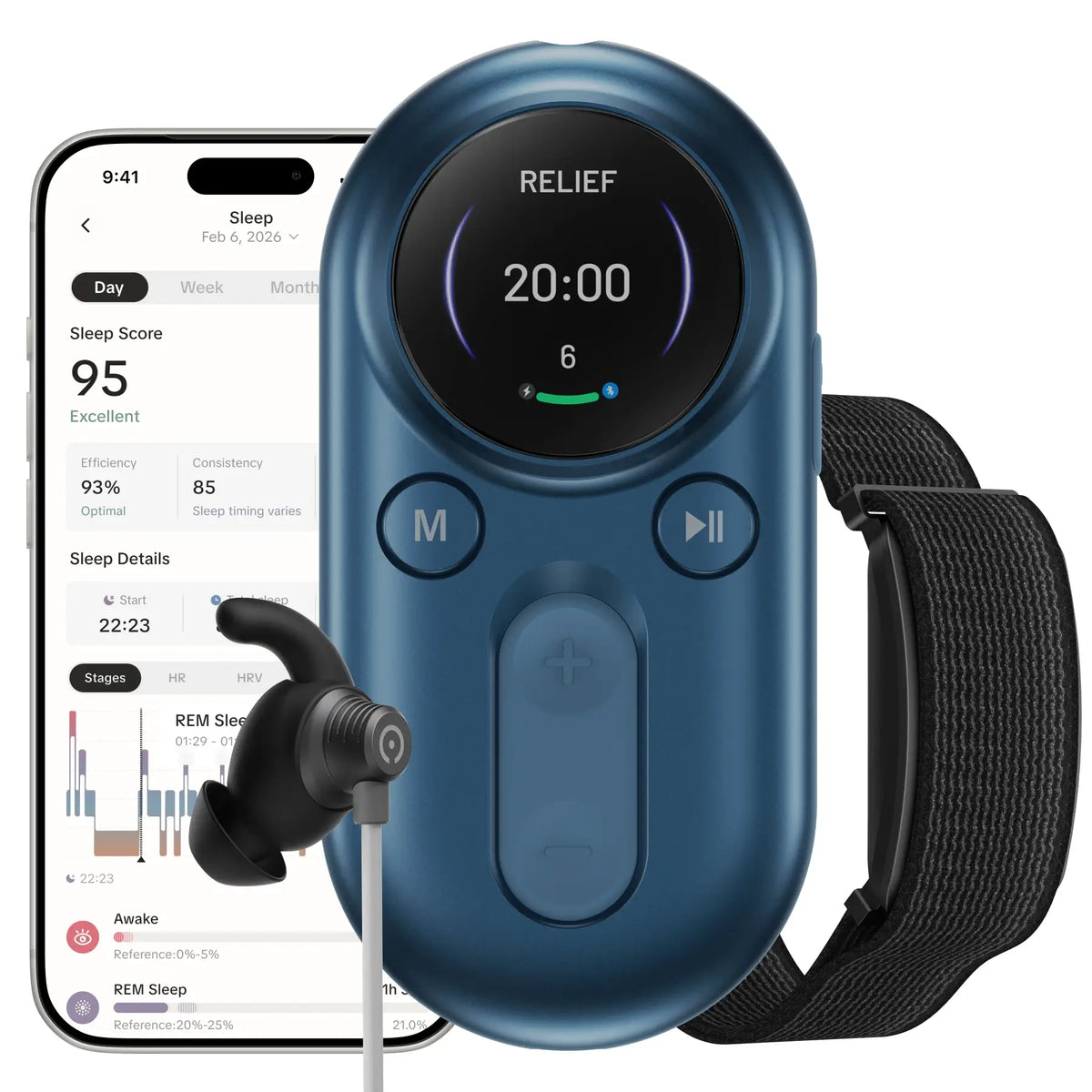 ZenoWell Luna Plus left-ear vagus nerve stimulator